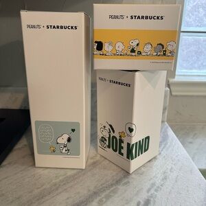 Peanuts + Starbucks Snoopy Mug Set
